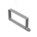 Хомут крышки поясной 100х100, толщина 1,0 мм, Сендзимир цинк