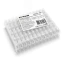 Колодка клеммная винтовая, линейка 12 штук, полиэтилен,