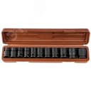 Набор головок торцевых для ударного инструмента 1/2"DR, 10-24 мм, 11 предметов