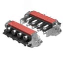 Комплект силового контакта 630А, Переход шина 5х10мм