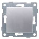 Выключатель одноклавишный Ugra, механизм, 10А, 250В, серебро С11В1-004 GUSI Electric