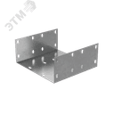 Соединительная пластина усиленная П-образная для лотка 80х400 мм ПЛЮС INOX304
