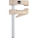 Струбцина Kleммy деревянная 600/110, опорная поверхность из прессованной пробковой крошки для щадящего зажима