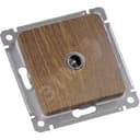 MASTER Розетка телевизионная оконечная скрытой установки, в рамку, дуб