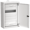 TITAN 5 Корпус металлический ЩРн-24 (1х24) 460х310х140мм IP31 белый (одна дверь) IEK