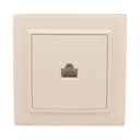 Розетка RJ-45 1-мест. СП бежевый Минск EKF