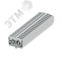 Клемма TB 1-1 бок. подключение с защелк.ножками, сечение 2,5 мм. кв., светло-серый.