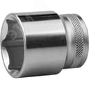 Торцовая головка "INDUSTRIE QUALITAT", Cr-V, FLANK, хромосатинированная, 1/2", 30 мм