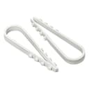 Дюбель-хомут d11-18мм для круглого кабеля бел. (уп.100шт) PROxima EKF plc-ncc-11x18w