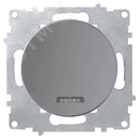 Выключатель одинарный с подсветкой, цвет серый (серия Florence) 2172847 ССТ