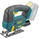 Лобзик аккумуляторный 20 В, 0-2500 ход/мин, БзП, маятник, 80 мм, 1,6 кг, резиновая накладка, коробка