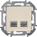INSPIRIA розетка двойная RJ 45 категория 5e UTP слоновая кость LEGRAND