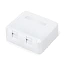 Корпус розетки для вставок типа Keystone Jack WRline WR-MB-2