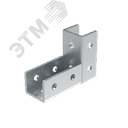 Соединитель C-образного профиля 41Х41 под углом 90градусов горячеоцинкованный