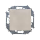 Выключатель проходной с 3-х мест (перекрёстный), 16А, 250В, винтовые зажимы, шампань Simon