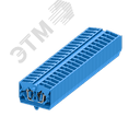 Клемма TB 1-1 бок. подключение с защелк.ножками, сечение 2,5 мм. кв., синий. SUPU