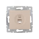 KARINA Розетка компьютерная крем (10шт/120шт) Lezard