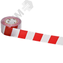 Лента сигнальная оградительная ЛО-200 (50мм-50мкм) красно-белая 200м