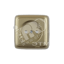 Розетка наружная со шторками с изоляционной пластиной золото