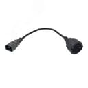 Адаптер PDU 3х1.5 10см с разъёмами C14-Schuko