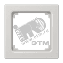 Рамка промежуточная для монтажа стандартных изделий светло-серая