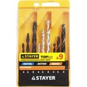 Набор комбинированных сверл дерево 4-6-8 мм ЗУБР