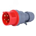 Вилка кабельная переносная 3Р+РЕ+N 16А 380В IP44 ВП-103