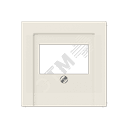 Накладка для USB розетки (ТАЕ гнезда) Серия A500 Материал- термопласт Цвет- слоновая кость JUNG