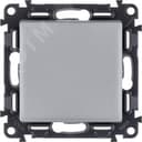 Valena LIFE Выключатель 10АХ 250В с лицевой панелью Безвинтовые зажимы Алюминий