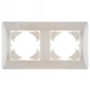 Рамка Ugra 2-местная, жемчуг