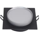 Светильник встраиваемый Feron DL506 потолочный GX53 черный серебро квадрат 51363