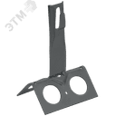 Держатель проводника круглого 6-8мм для конька широкого h=80мм оцинкованная сталь TD IEK