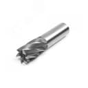 Фреза концевая 22.0 мм z=6, цилиндрический хвостовик, марка стали - Р6М5