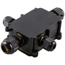 Коробка распределительная STEKKER LD524 водонепроницаемая на 4 выхода 450V 140х100х36 черный 49122