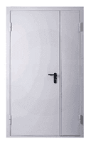Дверь противопожарная глухая двупольная 2080*1480 мм Панцирь 4317 (Левая)