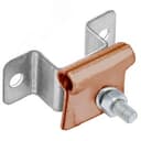 Держатель-зажим соединительный круглого проводника-12мм опорный L=30-40мм медь IEK