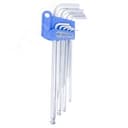 Набор Г-образных шестигранников 1,5-10 мм, с шаровым окончанием, 9 предметов