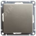 W59 Переключатель одноклавишный, 10АХ, механизм, матовый хром