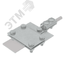 Универсальный контрольный соединитель полоса до 40 мм пруток D 5-8 мм CU