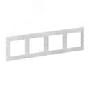 Valena LIFE Рамка 4 поста Эл грей универсальная Legrand