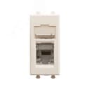 Avanti Компьютерная розетка Ванильная дымка RJ-45 модульная, кат. 5е экран, 1 мод