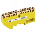 Шина PE земля на DIN-изоляторах ШНИ-6х9-12-Д-Ж