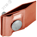 Держатель проводника круглого 6-10мм для фальца прямой h=60мм медь IEK