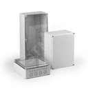 Cubo O 300X300X132 мм, метрические выбивные отверстие, серая крышка, PC, IP 66/67 ENSTO