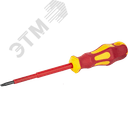 Отвертка диэлектрическая 4x100 прямошлицевая 1000В
