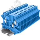 Клемма TU 1-2 винтовая, сечение 2,5 мм. кв., синяя SUPU