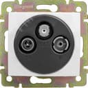 VALENA Розетка телевизионная TV-FM-SAT звезда в рамку белая 774435 Legrand Euro