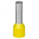 Наконечник-гильза 25-16мм с изолированным фланцем,  желтый