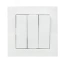 Валенсия Выключатель 3-кл. 10А белый