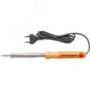 Паяльник электрический с деревянной рукояткой, паяльный стержень 7 мм, 80W, 220V-240V, T=480 C Jonnesway